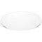 Plymor Clear Acrylic Round Standard-Edge Display Base, 8" W x 8" D x 0.25" H